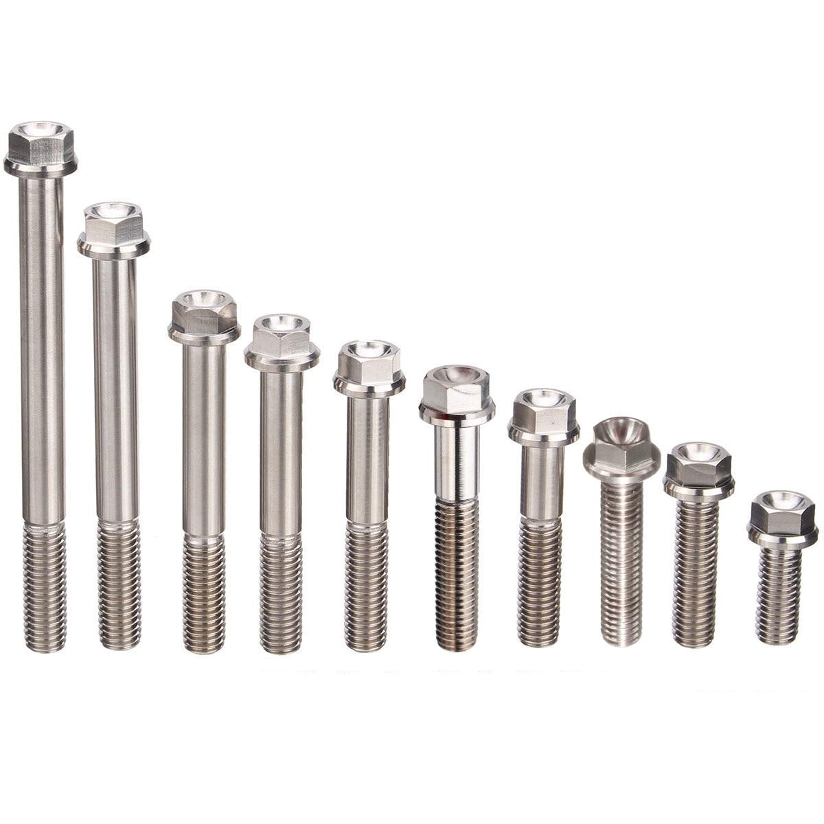 Titanium M6 Bolts Various Sizes – Moto Bolt